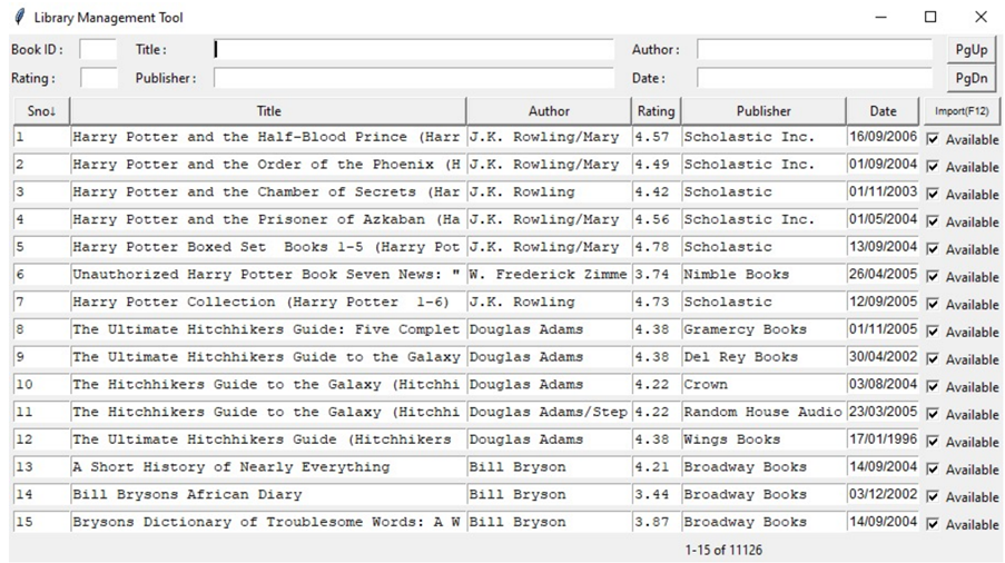 GUI-Based Library Management System